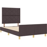  Krevetna konstrukcija Tamno smeđa 120 x 200 cm tkanina | Eponuda.com