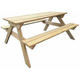 vidaXL Miza za piknik 150x135x71,5 cm lesena Cene