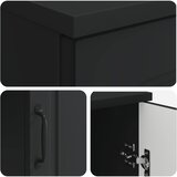  Stol Crna 142,5 x 50 x 75 cm Konstruirano drvo | shoptok.hr