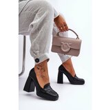Kesi Leather high-heeled pumps black Alisa Cene