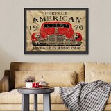 Wallity uramljena slika perfect american, 40x55 cm Cene