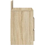  Noćni ormarići 2 kom s 2 ladice Sonoma hrast 40x33x60 cm | Shoptok.si