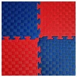 prostirka za karate (100x100x2,0cm crveno-plavi)