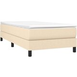  S oprugama i madracem krem 100 x 200 cm od tkanine | shoptok.hr
