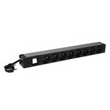 Legrand PDU 19 8 outlets German standard with luminous switch, 3m power supply cord with 16A ( LN646823 )