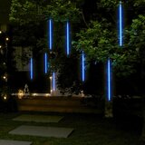  Meteorska svjetla 8 kom 50 cm plava 288 LED žarulja | shoptok.hr
