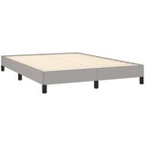  Posteljni okvir svetlo siv 140x190 cm blago, (20724060) | Shoptok.si
