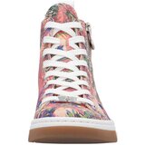 Rieker Visoke tenisice kobalt plava / limeta / rosé / prljavo roza | shoptok.hr