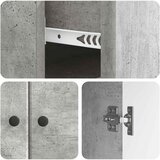  Kreveta Betonska siva 66 x 34,5 x 90 cm Konstruirano drvo | shoptok.hr