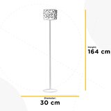 Lesnina XXXL STOJEČA SVETILKA 4895 BOLLICINE 30/30/164 cm | Shoptok.si