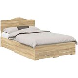  Okvir za krevet s uzglavljem Sonoma hrast 120 x 200 cm | shoptok.hr