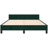  Okvir za krevet bez madraca tamnozeleni 140x200 cm baršunasti | shoptok.hr