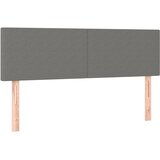 Maison Chic Posteljno vzglavje - Vzglavna omarica 2 kosa temno sivo 72x5x78/88 cm blago, (22077688) Cene