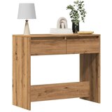 vidaXL Konzolna mizica artisan hrast 89x41x76,5 cm inženirski les Cene