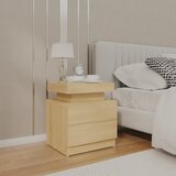 vidaXL Nočna omarica sonoma hrast 45x35x52 cm iverna plošča Cene