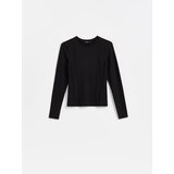 Reserved Bluza od mješavine viskoze - crno | shoptok.hr