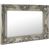  Stensko ogledalo v baročnem stilu 60x40 cm srebrno, (20798460) | Shoptok.si