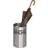 VAR koš za papir, mat krtačeno nerjavno jeklo, prostornina 15 l, VxØ 380 x 230 mm, okrasno naluknjan | Shoptok.si