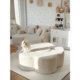 MeowBaby Krem set mekanih igrački od pjene 3 kom od boucle tkanine visina 27 cm 88x90 cm – u