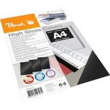 Peach Platnice A4, črna, 250 g, 25 kosov | Shoptok.si