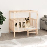 vidaXL Krevet za pse 105,5x83,5x100 cm od masivne borovine Cijene