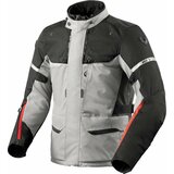 Rev'it! Outback 4 H2O Silver/Black 3XL Tekstilna jakna | Shoptok.si