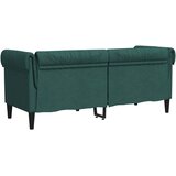  Dvosjed Chesterfield tamnozeleni od tkanine | Eponuda.com