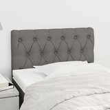 vidaXL Posteljno vzglavje temno siv 80x7x78/88 cm blago Cene