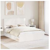 vidaXL Uzglavlje Bijela visokog sjaja PB - Bijela visokog sjaja 140 cm | shoptok.hr