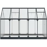  Vrtni staklenik s vratima Antracit 183,5 x 303,5 x 207 cm | shoptok.hr