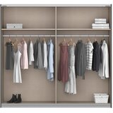 Rauch Möbel omara z drsnimi vrati, barve šampanjca, hrast artisan | Shoptok.si
