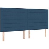  Krevet od pjene s madracem i LED-om Plava 200 x 200 cm Tkanina - Plava 200 x 200 cm Dizajn linija | shoptok.hr