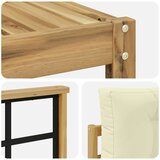 Set vanjskih sofa 6 kom. Bijela i krem | shoptok.hr