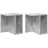  Konačna Stolić 2 pcs Betonski sivi 37 x 32 x 40 cm | shoptok.hr