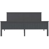  Okvir za krevet od masivne borovine sivi 200 x 200 cm | shoptok.hr