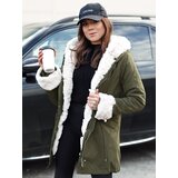 DStreet Kurtka zimowa damska parka STARBURST zielona | shoptok.hr