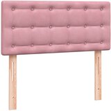 Box spring krevet s madracem ružičasti 80 x 220 cm baršunasti | shoptok.hr