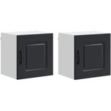 vidaXL Kuhinjski element Kalmar 2 pcs Črna 40 x 31 x 40 cm, (5000131919) Cene