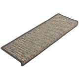  Samolepilne preproge za stopnice 15 kosov 65x21x4cm sive in bež, (20753527) | Shoptok.si