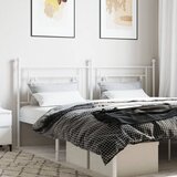 vidaXL Kovinsko vzglavje belo 180 cm | Shoptok.si