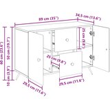  Kreveta Bijela 89 x 34,5 x 60 cm Konstruirano drvo | shoptok.hr