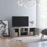 TV ormarić siva boja betona 120 x 34 x 37 cm konstruirano drvo | shoptok.hr