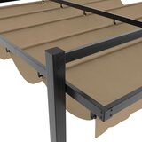 vidaXL Vrtni paviljon z zložljivo streho tape 3x3 m aluminij | Shoptok.si