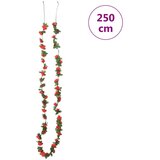  Božićni cvjetni vijenci 6 kom proljetni crveni 250 cm | shoptok.hr