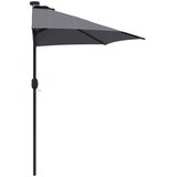  Vrtni suncobran Antracit 294 x 150 x 224 cm Poliester i čelik | shoptok.hr