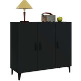  Komoda Črna 90x34x80 cm konstruiran les, (20653984) | Shoptok.si