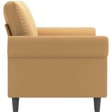  Kavč dvosed rjav 140 cm žamet | Shoptok.si