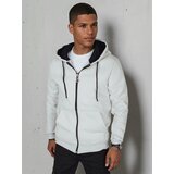 DStreet Bluza męska basic z kapturem jasnoszara | shoptok.hr