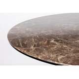 White Label Okrogla jedilna miza z mizno ploščo v marmornem dekorju ø 110 cm Maru – | Shoptok.si