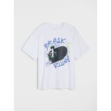 Sinsay Pamučna majica s motivom skateboarda | shoptok.hr